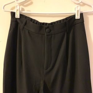 Zara Black Pleated Trousers